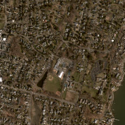 Rowayton Connecticut High Resolution Satellite Map