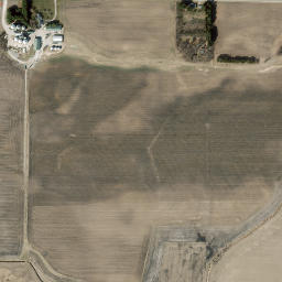 Fulton County map(satellite map)