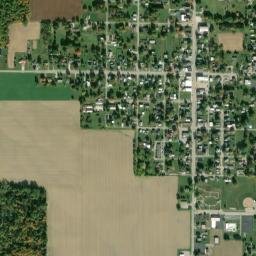Bloomville Ohio High Resolution Satellite Map