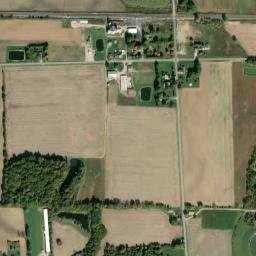 Boughtonville Ohio High Resolution Satellite Map