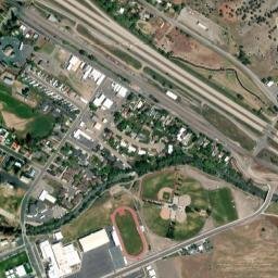 1-99 North 500 East Street, Morgan, UT High Resolution Satellite Map