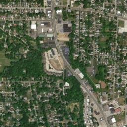 North Springfield Ohio High Resolution Satellite Map