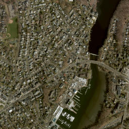Mianus Connecticut High Resolution Satellite Map