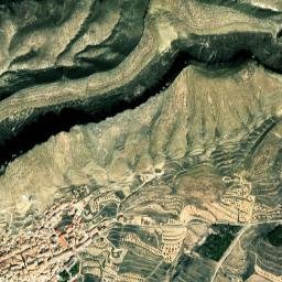 Ariño map(satellite map)