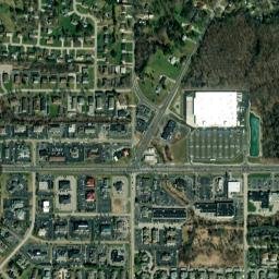 Starrs Corners Ohio High Resolution Satellite Map