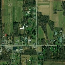 Poland Center Ohio High Resolution Satellite Map