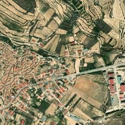 Calaceite map(satellite map)