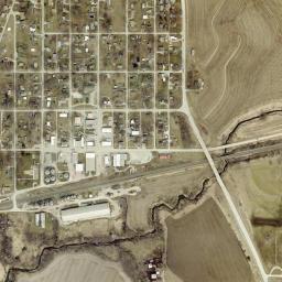 701-751 Morton Ave Emerson IA High Resolution Satellite Map