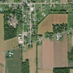 Cloverdale Ohio High Resolution Satellite Map