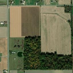 Croswell Ohio High Resolution Satellite Map