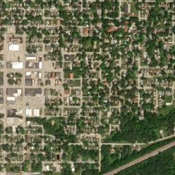 Red Oak map(satellite map)
