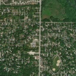 Portage Lakes map(satellite map)