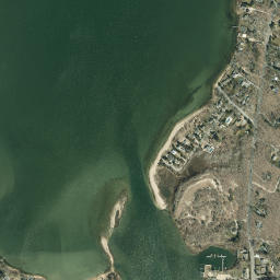 The Creek Beach New York High Resolution Satellite Map