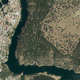 Buitrago del Lozoya map(satellite map)