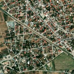 Polýkastro map(satellite map)