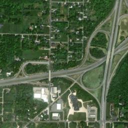 Hametown Ohio High Resolution Satellite Map