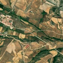 Allueva map(satellite map)