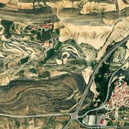 Cortes de Aragón map(satellite map)