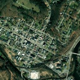 Curwensville map(satellite map)