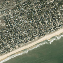 Beach Hampton New York High Resolution Satellite Map