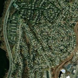 Bronxville Heights New York High Resolution Satellite Map