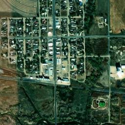 Ovid Colorado High Resolution Satellite Map