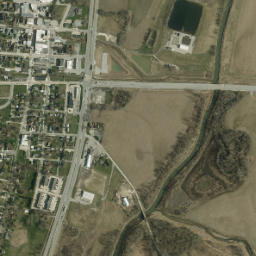 Roanoke map(satellite map)