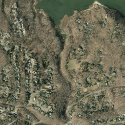 Crystal Brook New York High Resolution Satellite Map