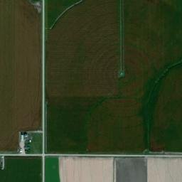 West 13th Street Wood River NE High Resolution Satellite Map