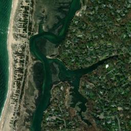 Satellite view of West Meadow Beach