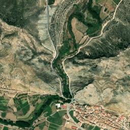 Foz-Calanda map(satellite map)