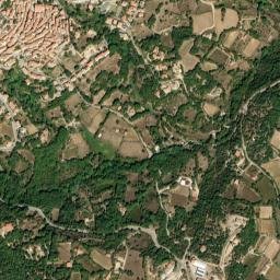 Aggius map(satellite map)