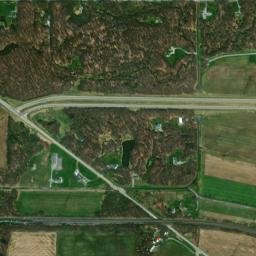 Yankee Crossing Ohio High Resolution Satellite Map