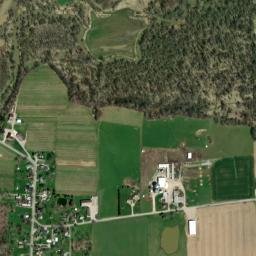 Ganges Ohio High Resolution Satellite Map