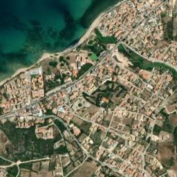 Lu Bagnu map(satellite map)