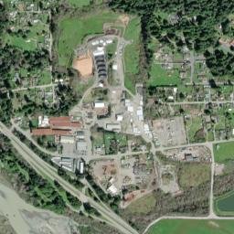 Glendale California High Resolution Satellite Map