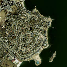 Isle of San Souci New York High Resolution Satellite Map