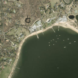 Centre Island New York High Resolution Satellite Map