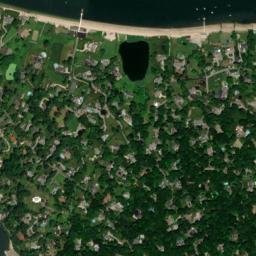 Huntington Bay map(satellite map)