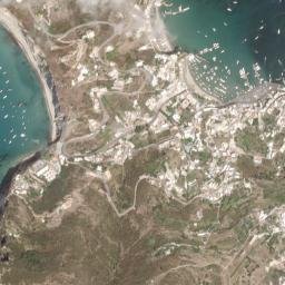 Ponza map(satellite map)