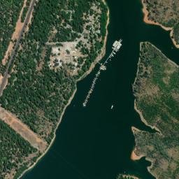 Antlers California High Resolution Satellite Map