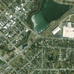 Bluffton map(satellite map)