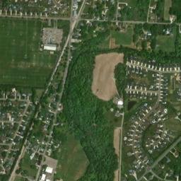 Oval City Ohio High Resolution Satellite Map