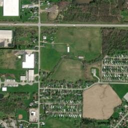 Twin Mobile Home Park Ohio High Resolution Satellite Map