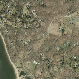 Cove Neck New York High Resolution Satellite Map