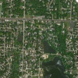 Lake Slagle Ohio High Resolution Satellite Map