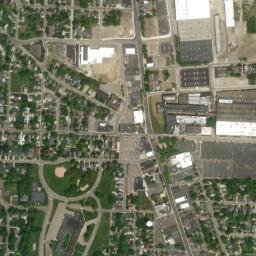 North Canton map(satellite map)