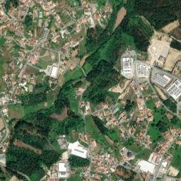 Vila Chã map(satellite map)