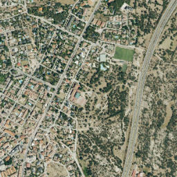 La Cabrera map(satellite map)