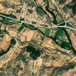 Vivel del Río Martín map(satellite map)